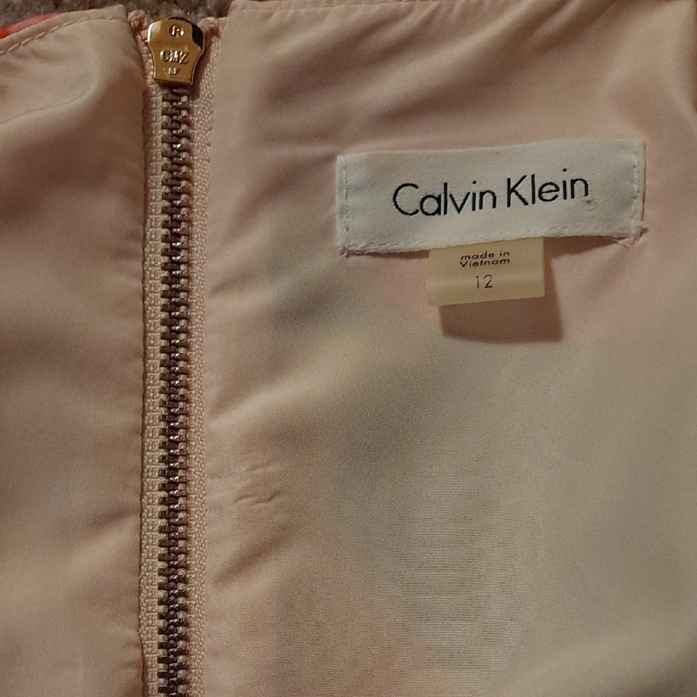 Calvin Klein Floral Dress Sz 12 - Picture 2 of 4